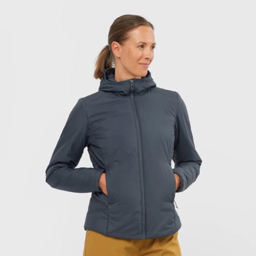 Black Salomon Outrack Women's Insulated Jackets | PH 18547D